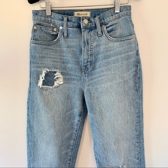 Madewell Classic Straight step-hem jeans - Picture 9 of 12